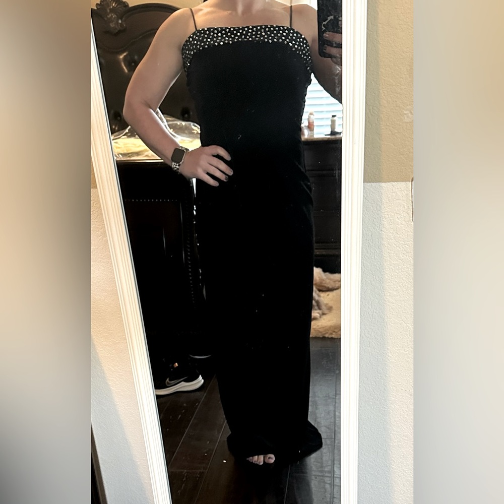 Black Velvet formal dress